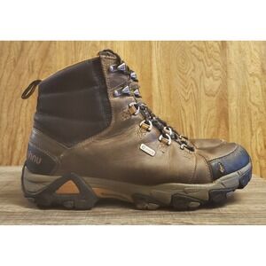 Ahnu Coburn Waterproof Hiking Boots Mens Size 11.5 Brown